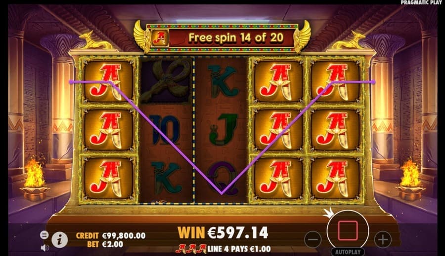 Free Spins Screenshot - Book of the Fallen Slot