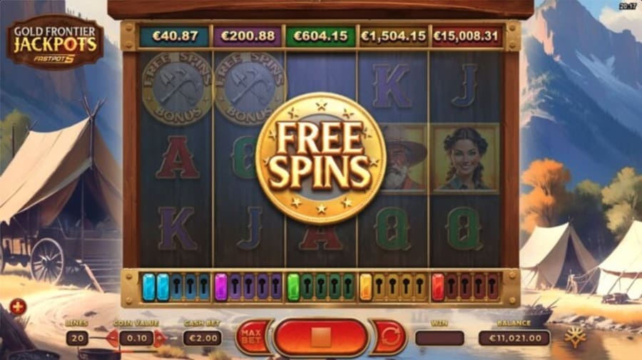 Gold Frontier Jackpots FastPot5 Slot - Scatter
