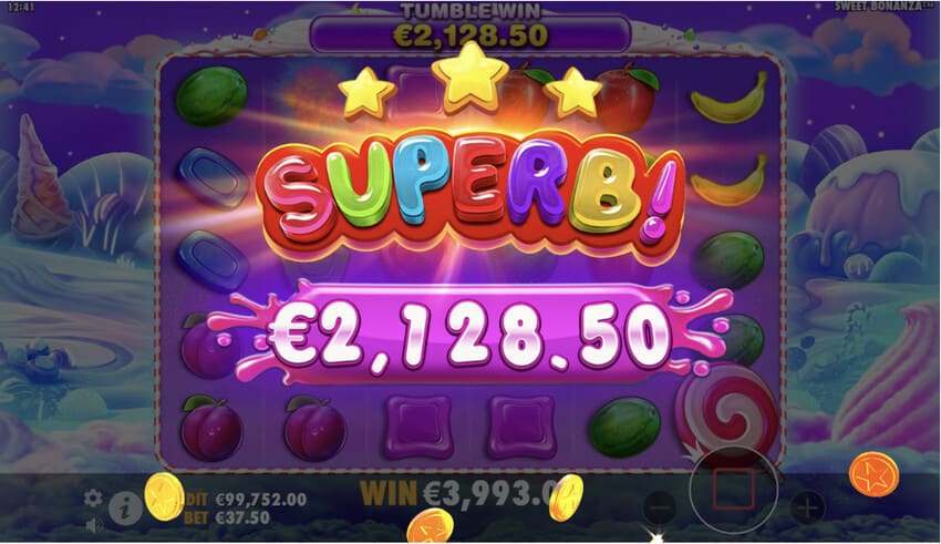 Sweet Bonanza - Big win