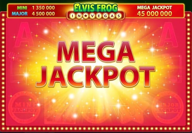 Elvis Frog in Vegas Slot - Jackpot