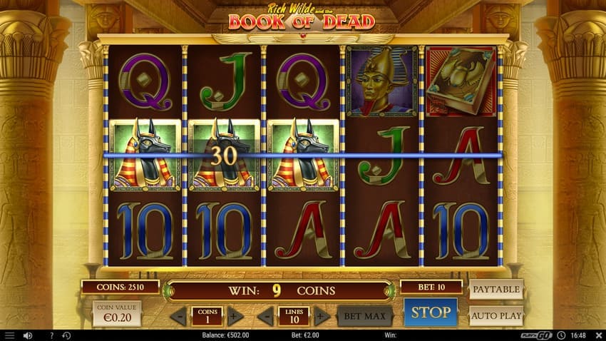 Base Game - Book of Dead Slot